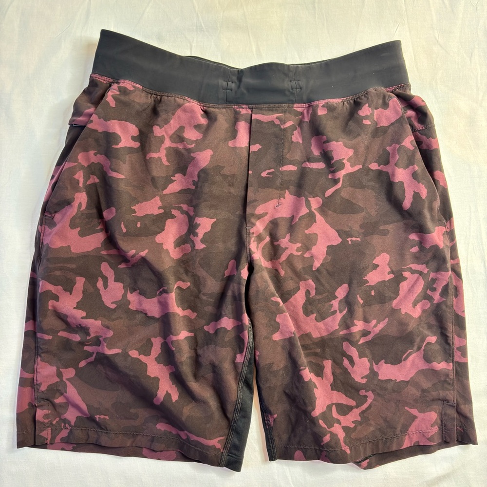 lululemon athletica Pink and Brown Athletic Shorts